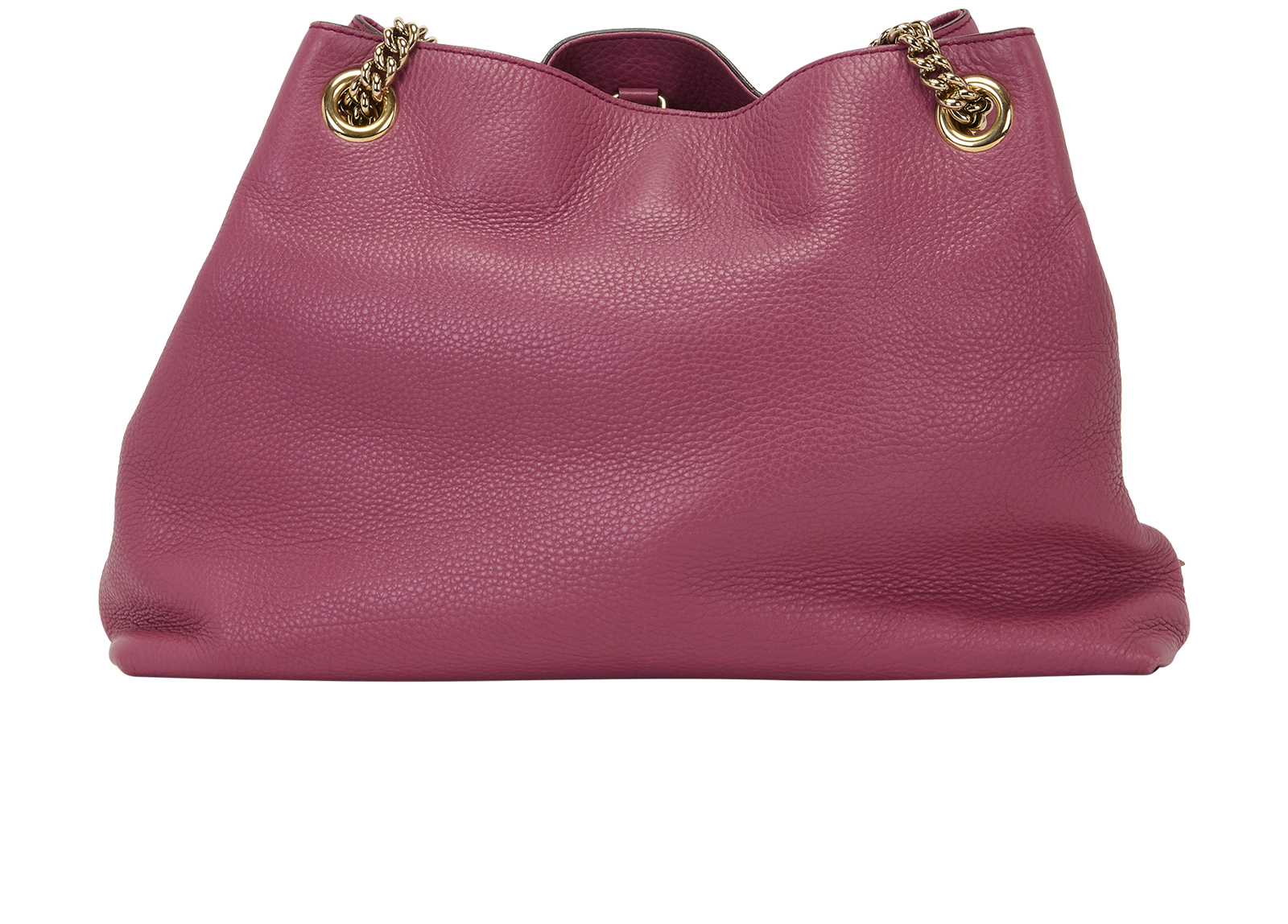 Medium Soho Chain Tote, &pound;595, Handbags, Purple, Leather, Back view